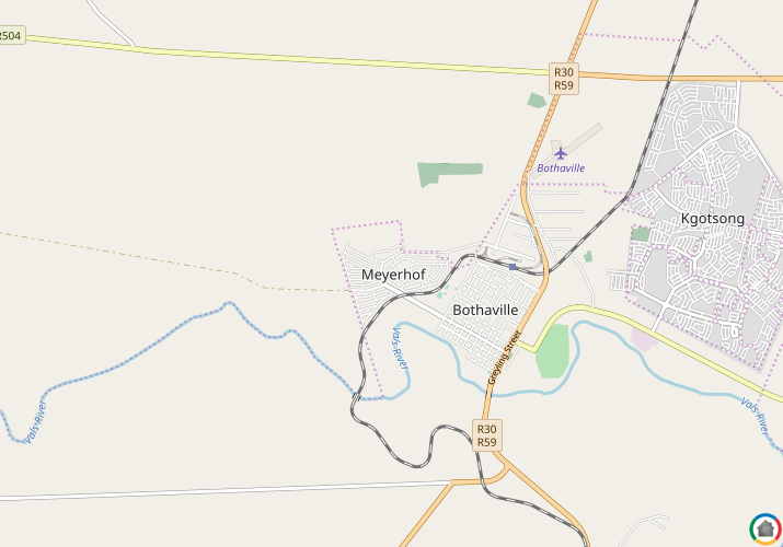 Map location of Meyerhof 